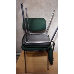 Mooie Gispen T7 (Model 1231 Cirrus) stoelen -Cordemeyer - groen