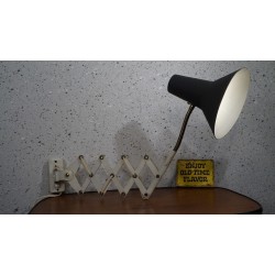 Prachtige zeldzame vintage design schaarlamp (hala)
