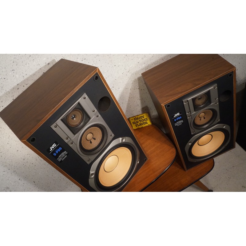 Citaat tafel Experiment Prachtig setje vintage JVC S-P55 3-weg speakers