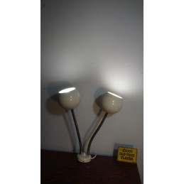 Prachtige zeldzame vintage designlamp - 2 bollen