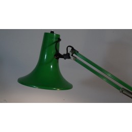 Mooie groene vintage architectenlamp - toeter