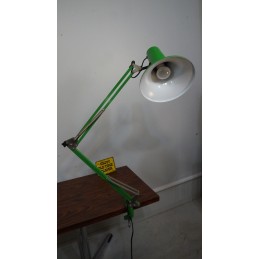 Mooie groene vintage architectenlamp - toeter